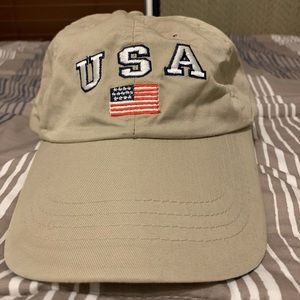 Tan USA Cap